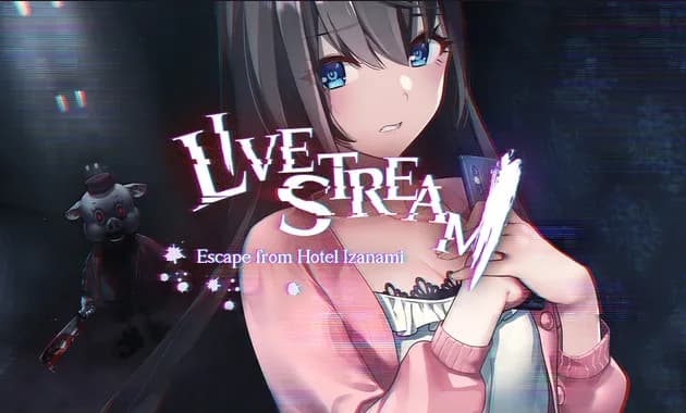 livestream: escape from hotel izanami vertical card thumbnail