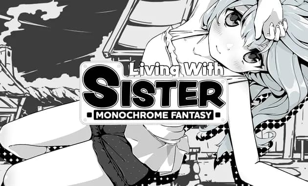 living with sister: monochrome fantasy vertical card thumbnail