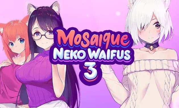 mosaique neko waifus 3 vertical card thumbnail