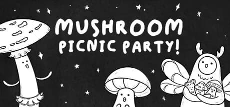 mushroom picnic party vertical card thumbnail