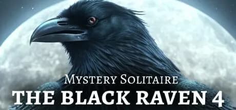 mystery solitaire. the black raven 4 vertical card thumbnail