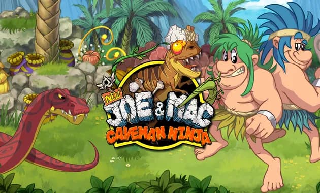 new joe & mac - caveman ninja vertical card thumbnail