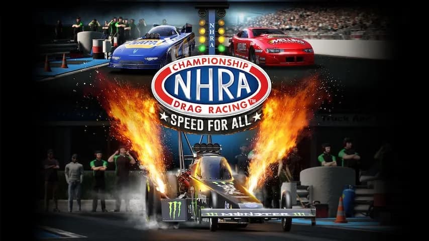 nhra championship drag racing: speed for all vertical card thumbnail