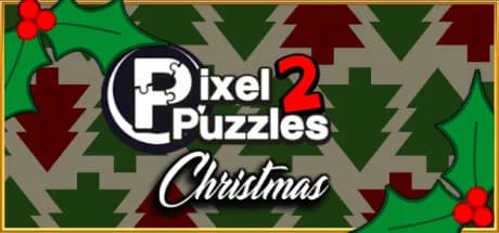 pixel puzzles 2: christmas vertical card thumbnail