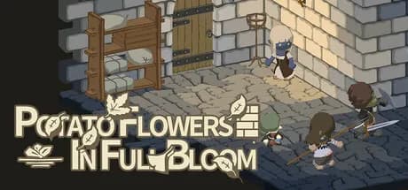 potato flowers in full bloom vertical card thumbnail