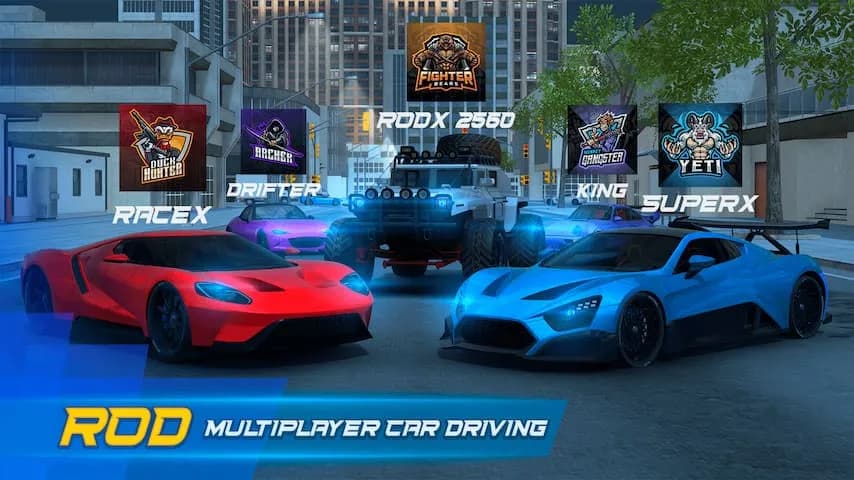 rod multiplayer car driving vertical card thumbnail