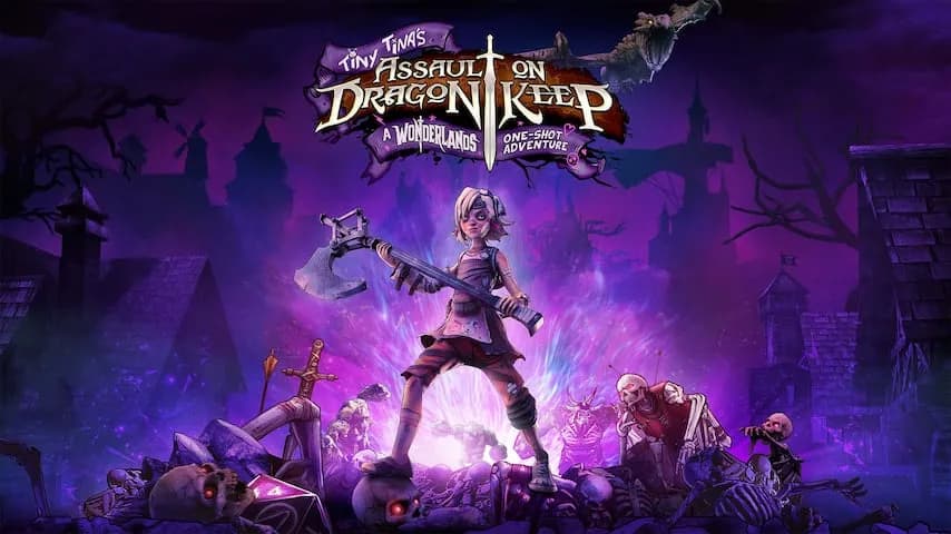 tiny tina's assault on dragon keep: a wonderlands one-shot adventure vertical card thumbnail