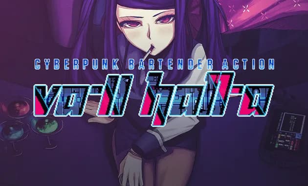 va-11 hall-a: cyberpunk bartender action vertical card thumbnail