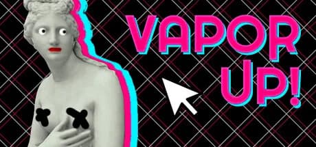 vapor up! with man with apple vertical card thumbnail