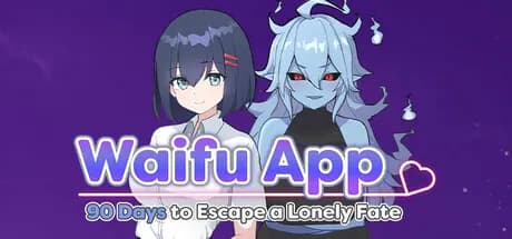 waifu app: 90 days to escape a lonely fate vertical card thumbnail