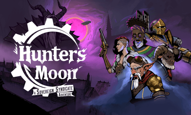 hunter's moon: a sovereign syndicate adventure vertical card thumbnail